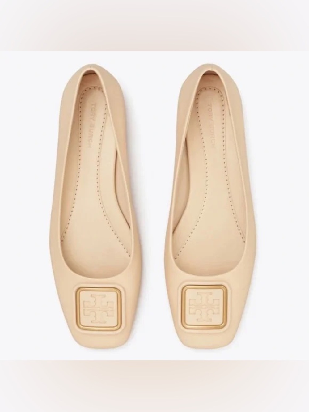 Tory Burch Georgia flats in Brie color 🕊️